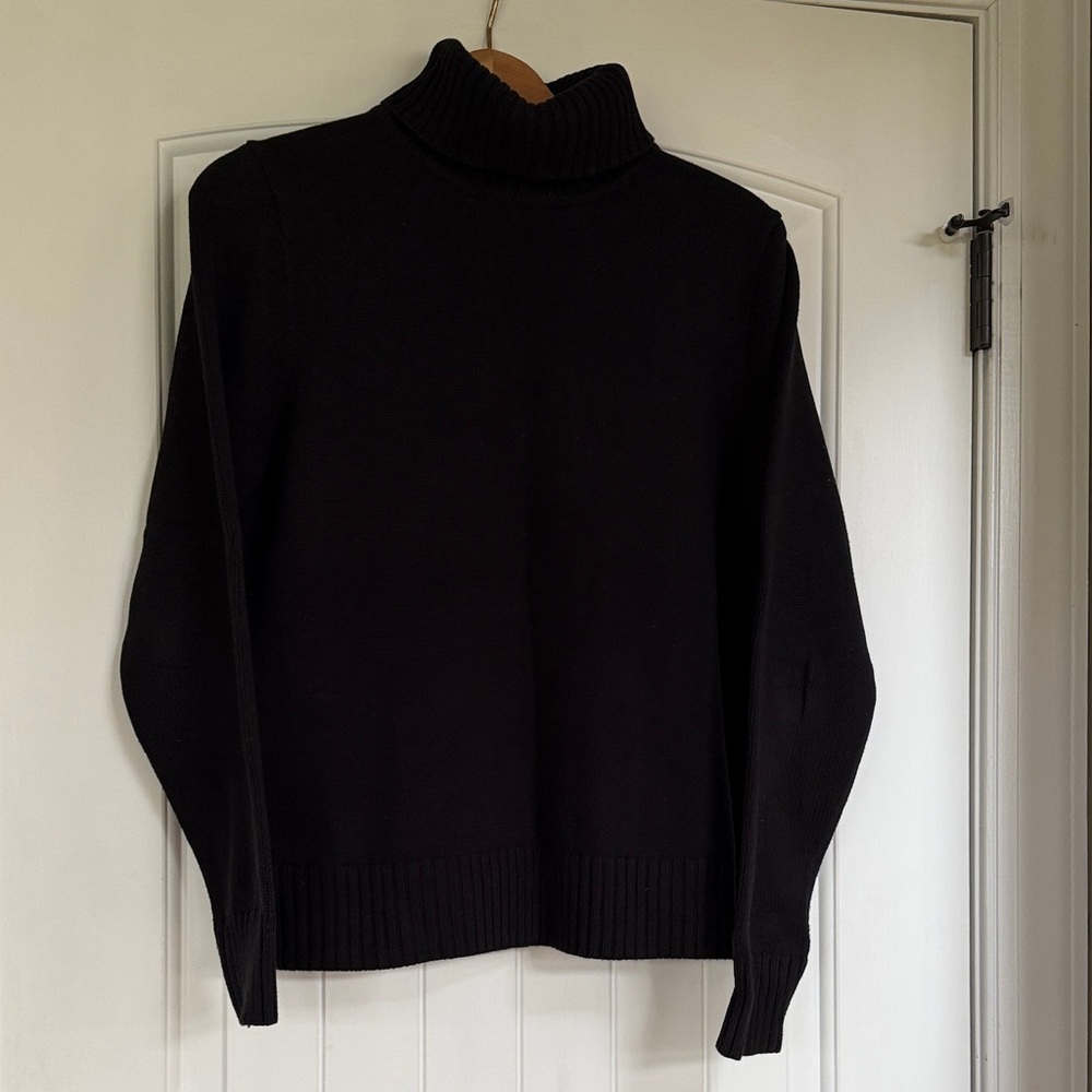 croft & barrow Black Turtleneck Sweater